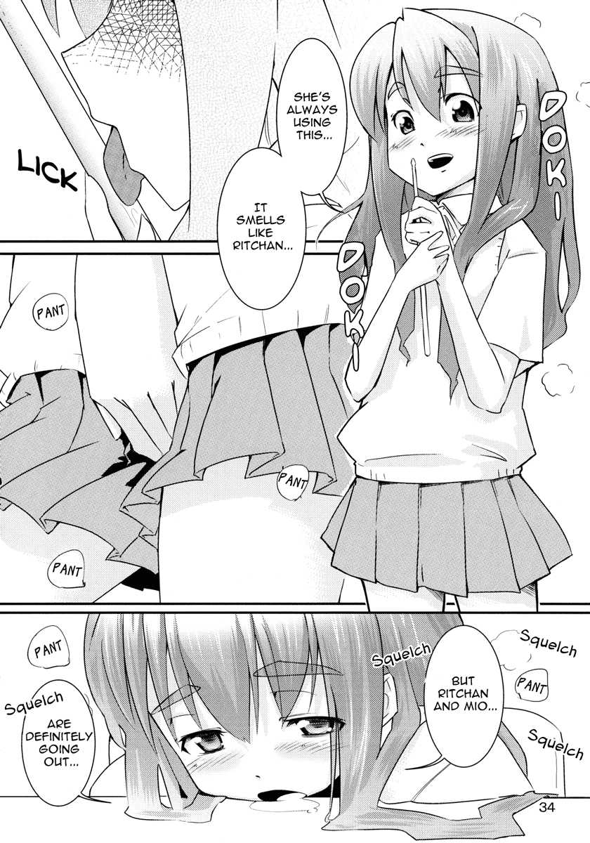 (C76) [Barbarossa (Shinonome Tarou, LEE, Yamazaki Mitsuru)] BUTTERFLIES (K-ON!) [English] [Dynasty Scans] - Page 33