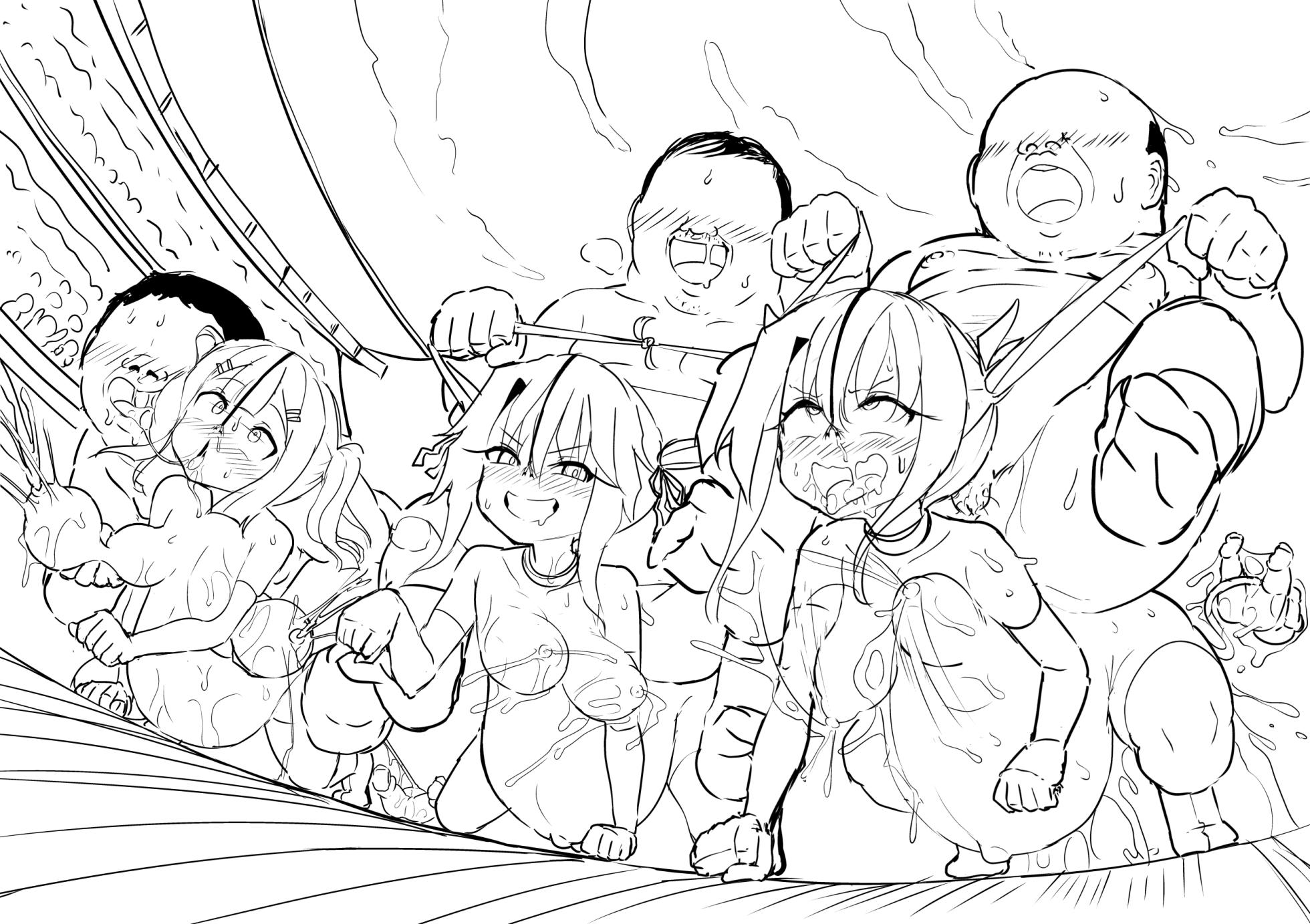 [Kotee] Pig girl race＋Jockey＆Pig introduction - Page 1