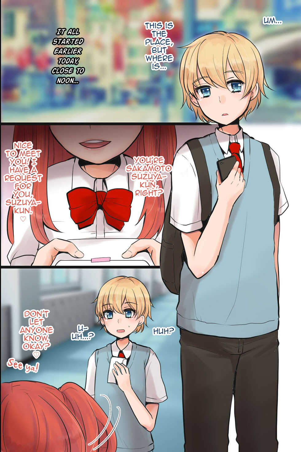 [MC (Nimame)] Mesuochi! Rankou Satsueikai ~Boku Otoko na no ni Kanjichau...!~ [English] [mysterymeat3] - Page 3