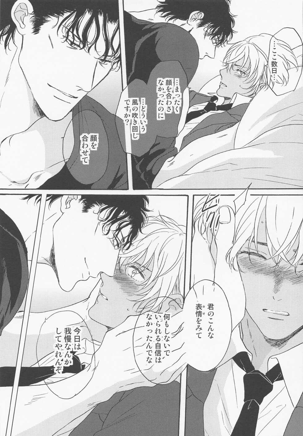 (Himitsu no Ura Kagyou 21) [OOPS (Aina Tomo)] Kaettara Kimi o Daku (Detective Conan) - Page 22