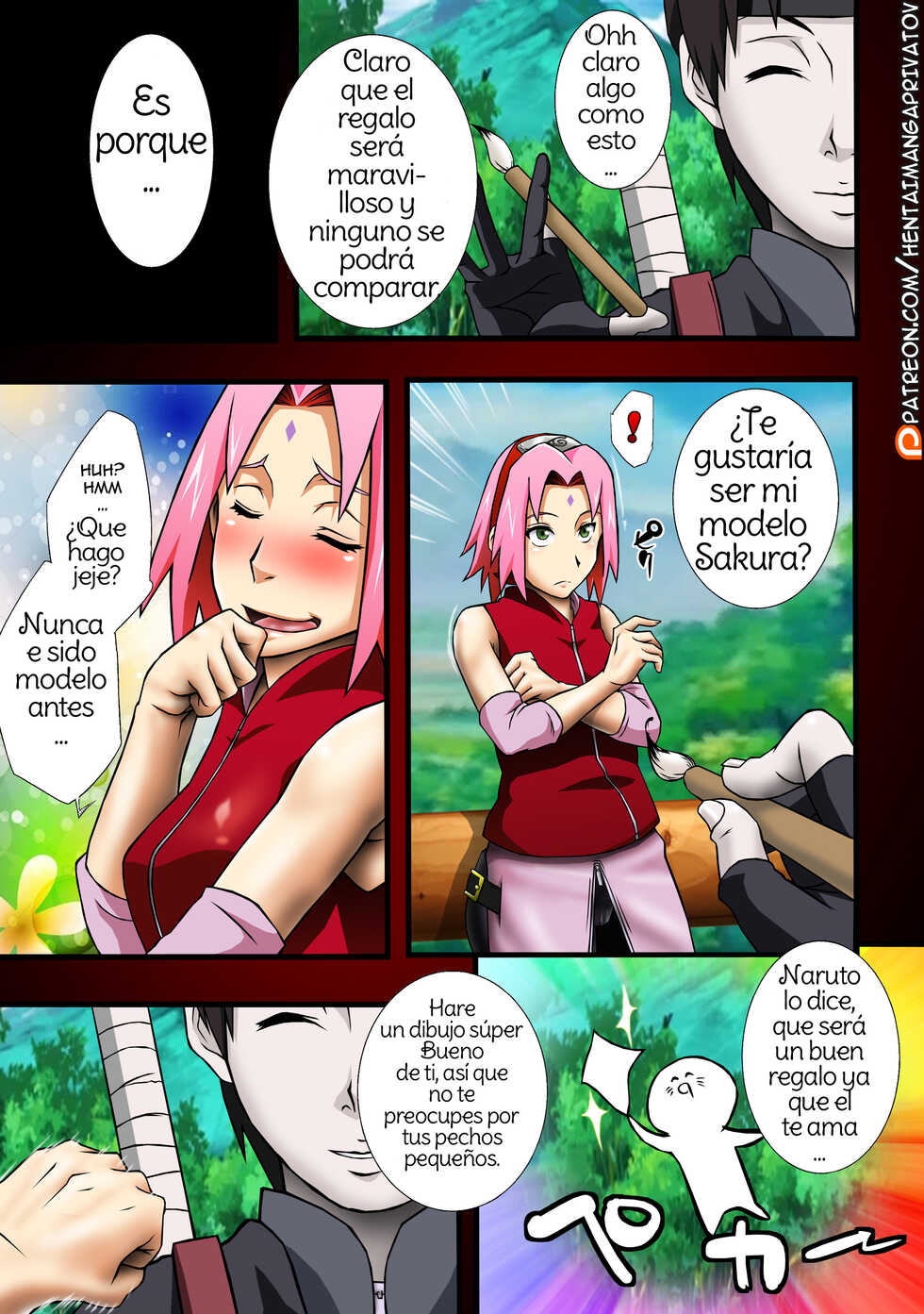(C87) [Karakishi Youhei-dan Shinga (Sahara Wataru, Sentarou] Haouju 2 (Naruto) [Spanish] [Amaterasu] [Colorized] [Decensored] [Incomplete] - Page 21