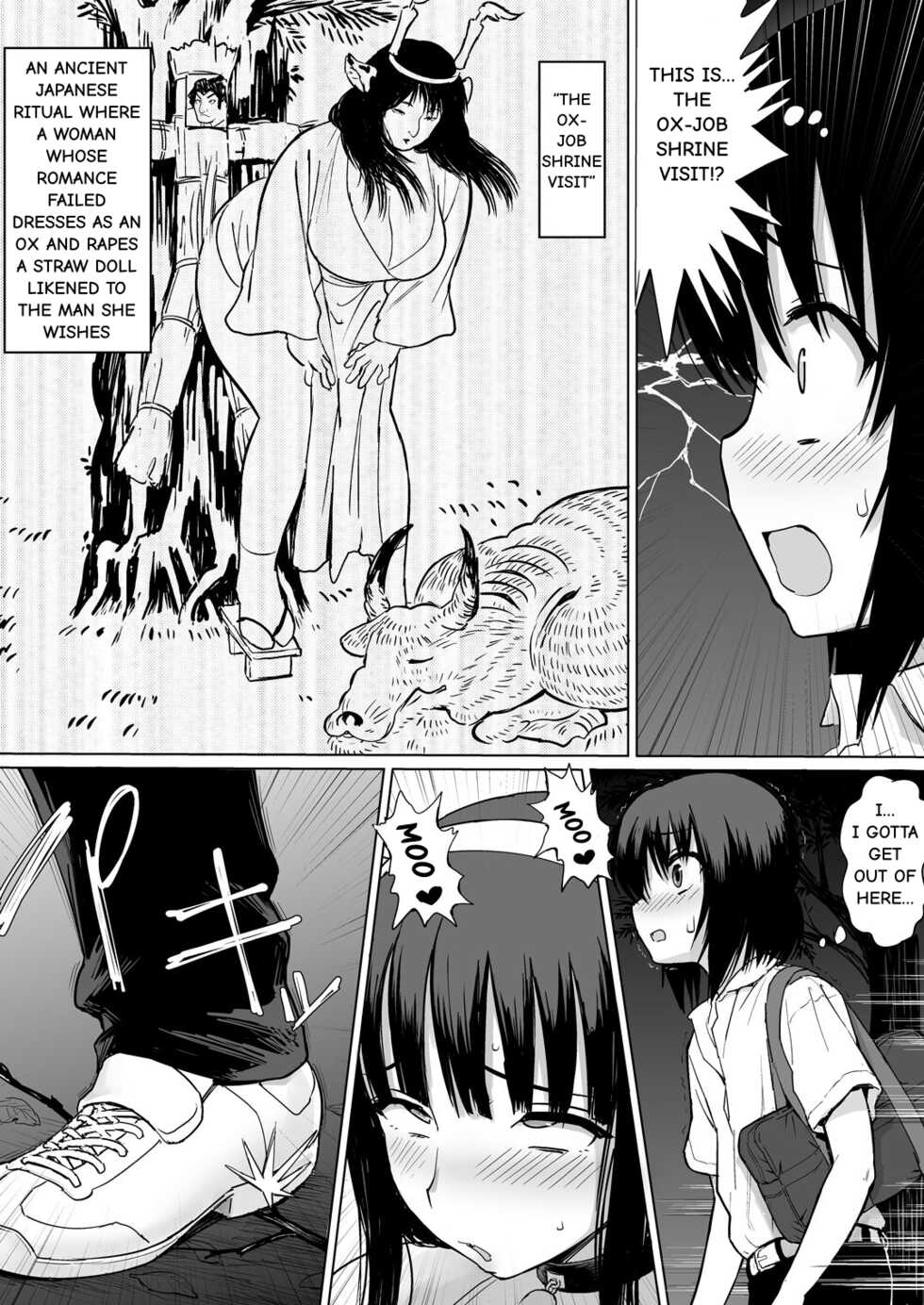 [Herohero Hospital (Herohero Tom)] Ushi no Koki Mairi | Ox-Job Shrine Visit [English] - Page 5