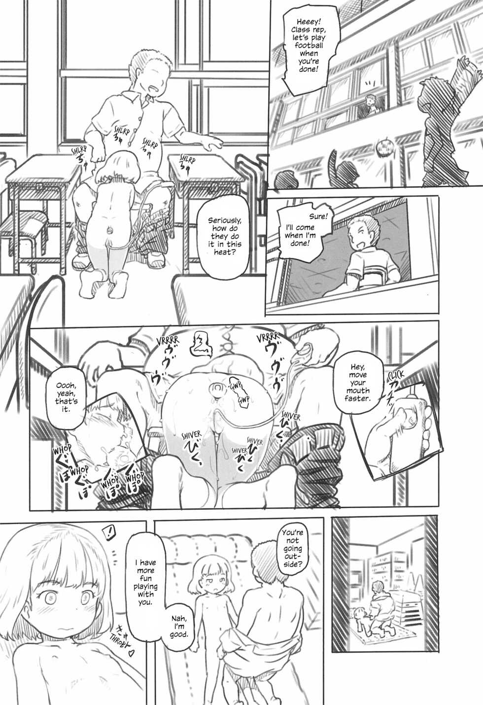 [Kuromahou Kenkyuujo (Nukaji)] Chishou no Ko o Onaho ni Suru 1-3 | Using A Retarded Little Girl As A Cocksleeve 1-3 [English] - Page 19