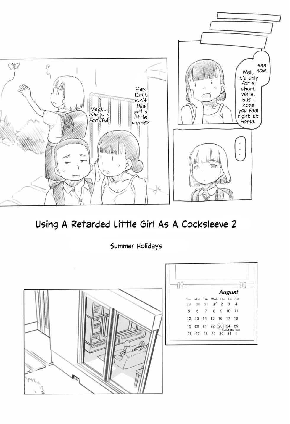 [Kuromahou Kenkyuujo (Nukaji)] Chishou no Ko o Onaho ni Suru 1-3 | Using A Retarded Little Girl As A Cocksleeve 1-3 [English] - Page 25