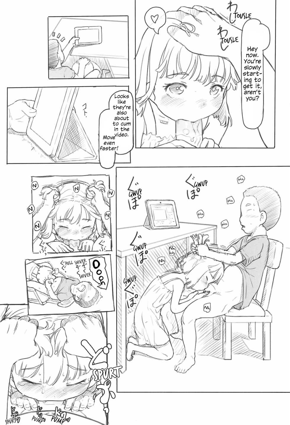 [Kuromahou Kenkyuujo (Nukaji)] Chishou no Ko o Onaho ni Suru 1-3 | Using A Retarded Little Girl As A Cocksleeve 1-3 [English] - Page 29