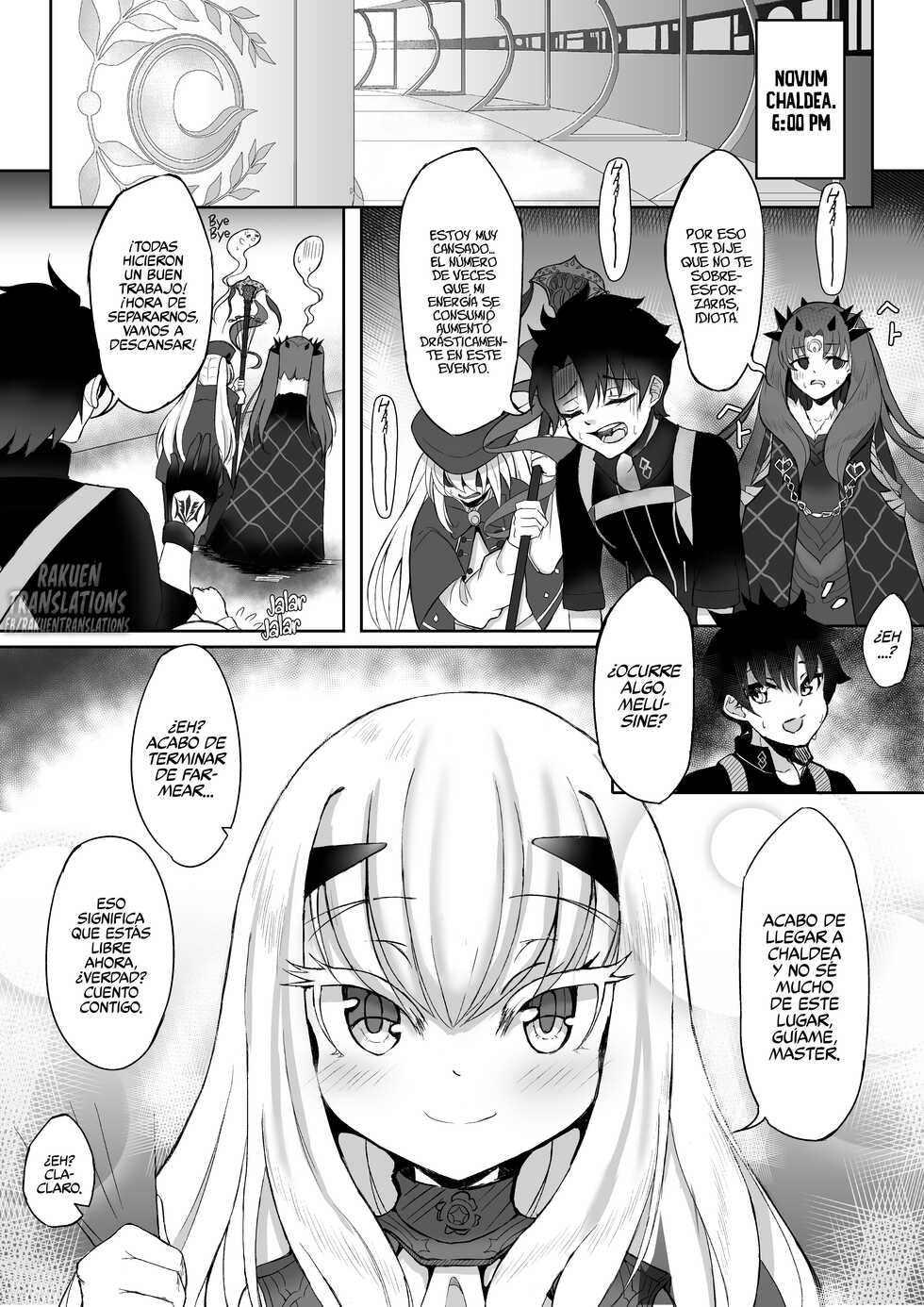 [A-icu (Reon.Hikiu)] FujiMelu Maryoku Kyoukyuu Love One Another (Fate/Grand Order) [Spanish] [Rakuen Translations] - Page 3