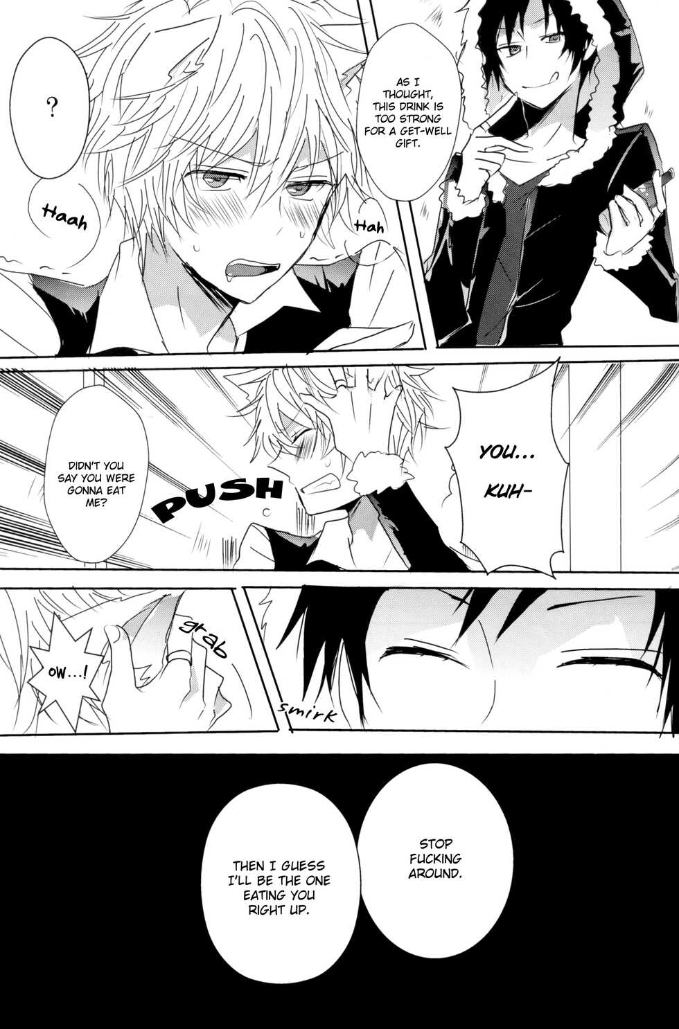 (SPARK5) [laylow (Achi)] Ookami-san to Kurozukin-chan | The Big Bad Wolf and Little Black Riding Hood [English] [Jimothy] - Page 8