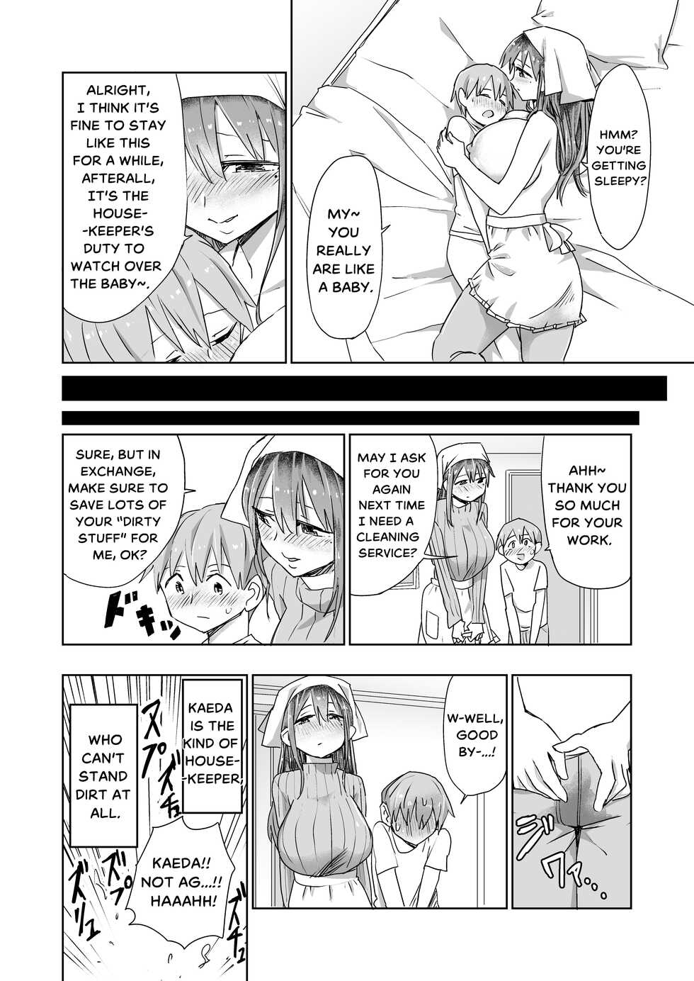 [Irojikake Matome Blog (mt)] Bakunyuu Kaseifu ni Paizuri Osoji Sarechaimashita | The Big-Titty Housekeeper Cleaned my Soul with a Titfuck! (Paizuri Senmon Zasshi "Zettai Chichi Kyousha" Vol. 2) [English] [The Crimson Star TL] - Page 10