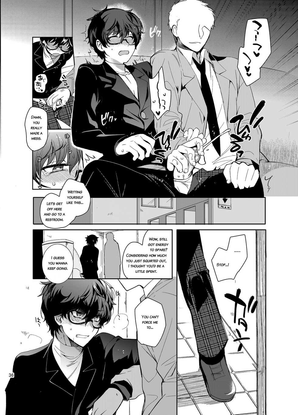 [downbeat (Kirimoto Yuuji)] Playing Joker ~Mob x Shujinkou Soushuuhen~ (Persona 5) [English] [bibiten] [Digital] - Page 36