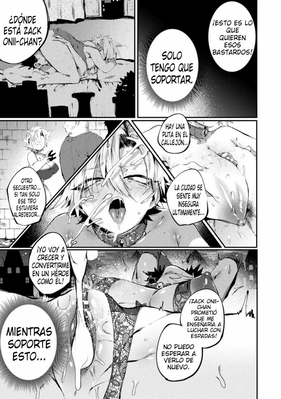 [Wakamiya Teresa] Shoufu Inroku ~Nyotaika Shita Aru Shoukin Kasegi no Baai~ (2D Comic Magazine TS Kyousei Shoufu Nyotaika Baishun de Hameiki Chuudoku! Vol. 2) [Spanish] [MercTranslations] [Digital] - Page 13