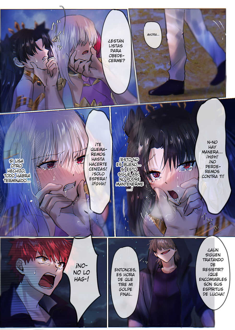 [Hyoui Lover (Minor)] Fate/rewrite ~Rin to Sakura ga Servant-ka Sennou Sareru Hon~ | ~Rin and Sakura Brainwashing Book~ (Fate/Grand Order) [Spanish] - Page 15