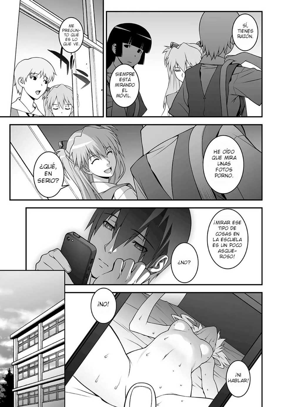 [Motchie Kingdom (Motchie)] IQ200 no Nikubenki | 200-IQ Meat Toilet (Neon Genesis Evangelion) [Digital] Spanish] [Bad Delicius Girls] - Page 8