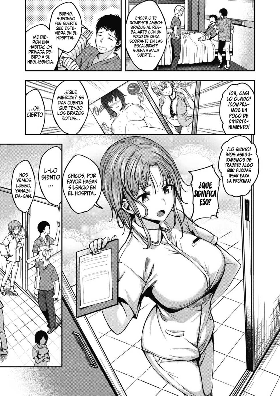 [Hirama Hirokazu] Nurse Call wa Fuyou Desu #1 | Llamada a la Enfermera no Requerida #1 (COMIC Kairakuten BEAST 2022-07) [Spanish] [SSR Translations & Anime no Mansebia] [Digital] - Page 3