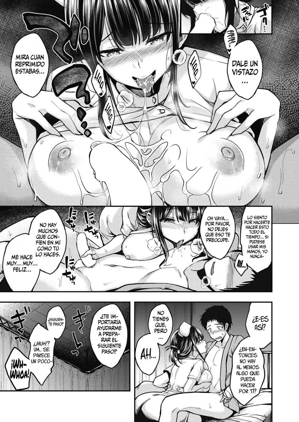 [Hirama Hirokazu] Nurse Call wa Fuyou Desu #1 | Llamada a la Enfermera no Requerida #1 (COMIC Kairakuten BEAST 2022-07) [Spanish] [SSR Translations & Anime no Mansebia] [Digital] - Page 11