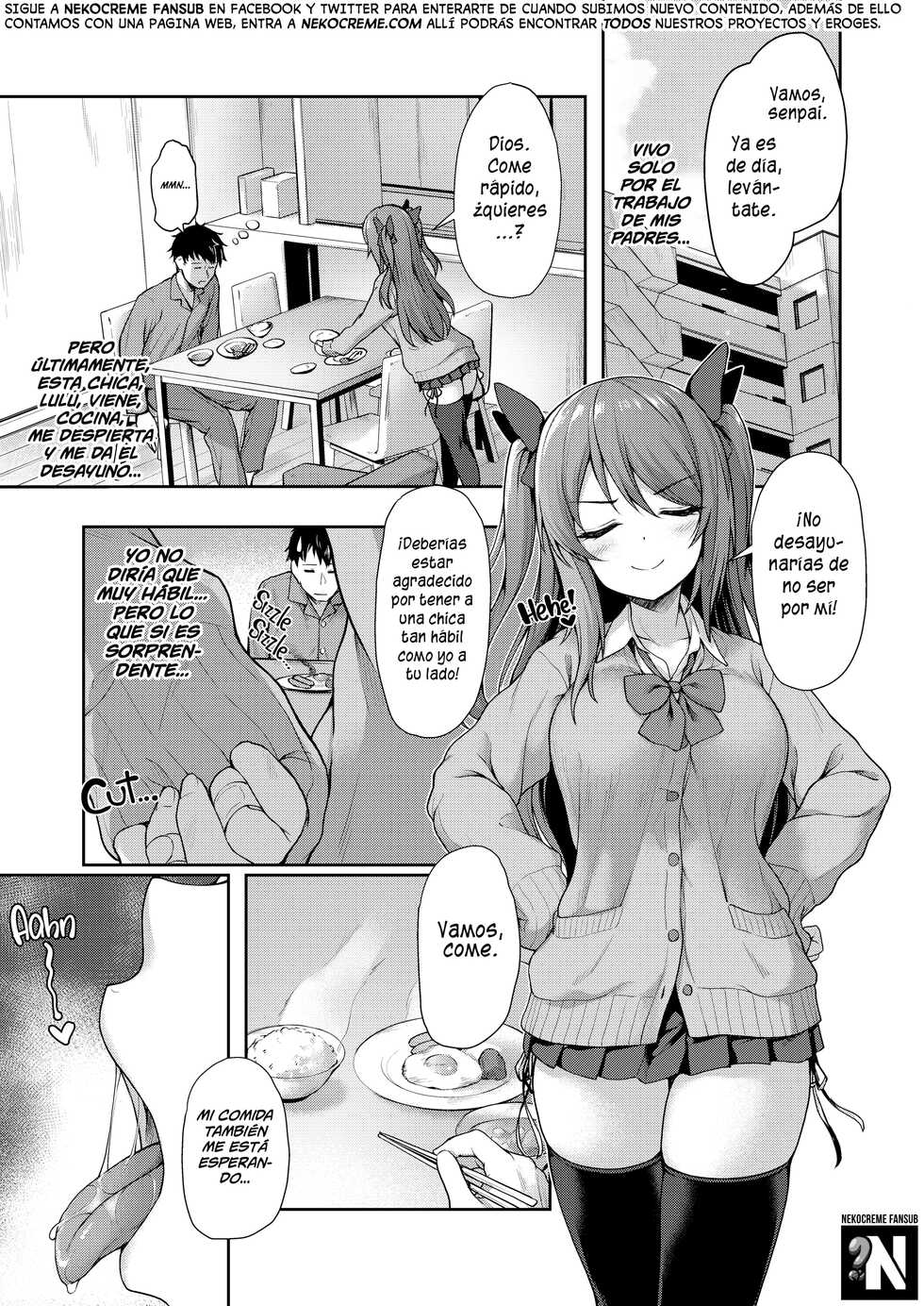 [Yusaritsukata (Awayume)] Kouhai wa Koakumama!? | ¡Mi Compañera de Club es una Pequeña Diablilla! [Spanish] [NekoCreme] [Digital] - Page 2