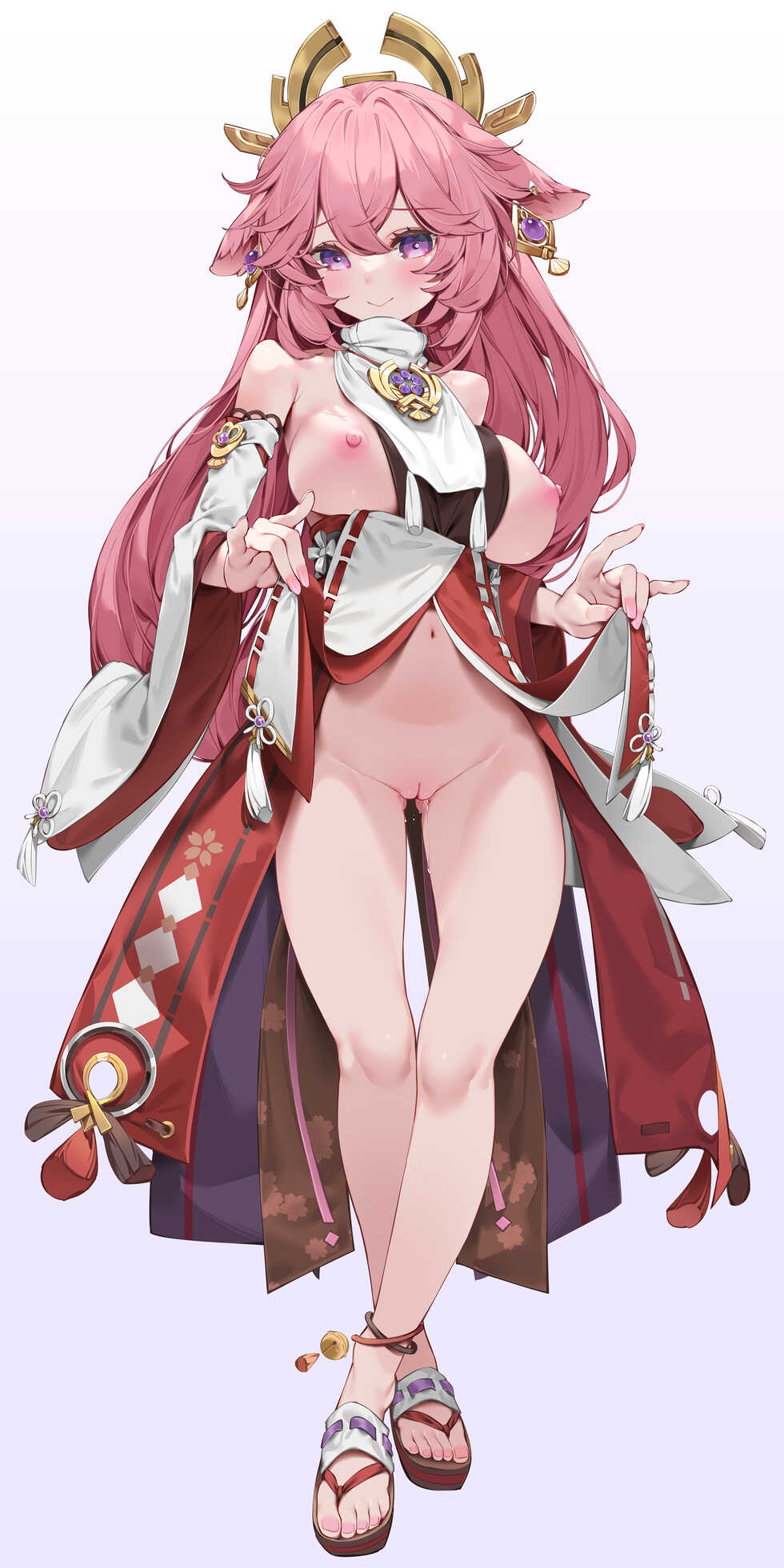 [WaterRing] Kokomi+Yae (uncensored) - Page 13