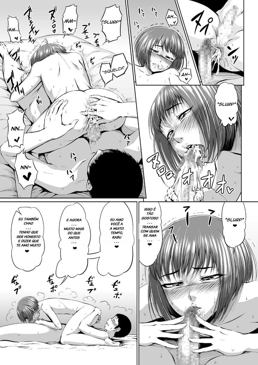[Zenra QQ] Fellatio Kouhai, Otouto ni naru | Fellatio-kun, My Junior, Has Become My Brother [Portuguese-BR] - Page 27