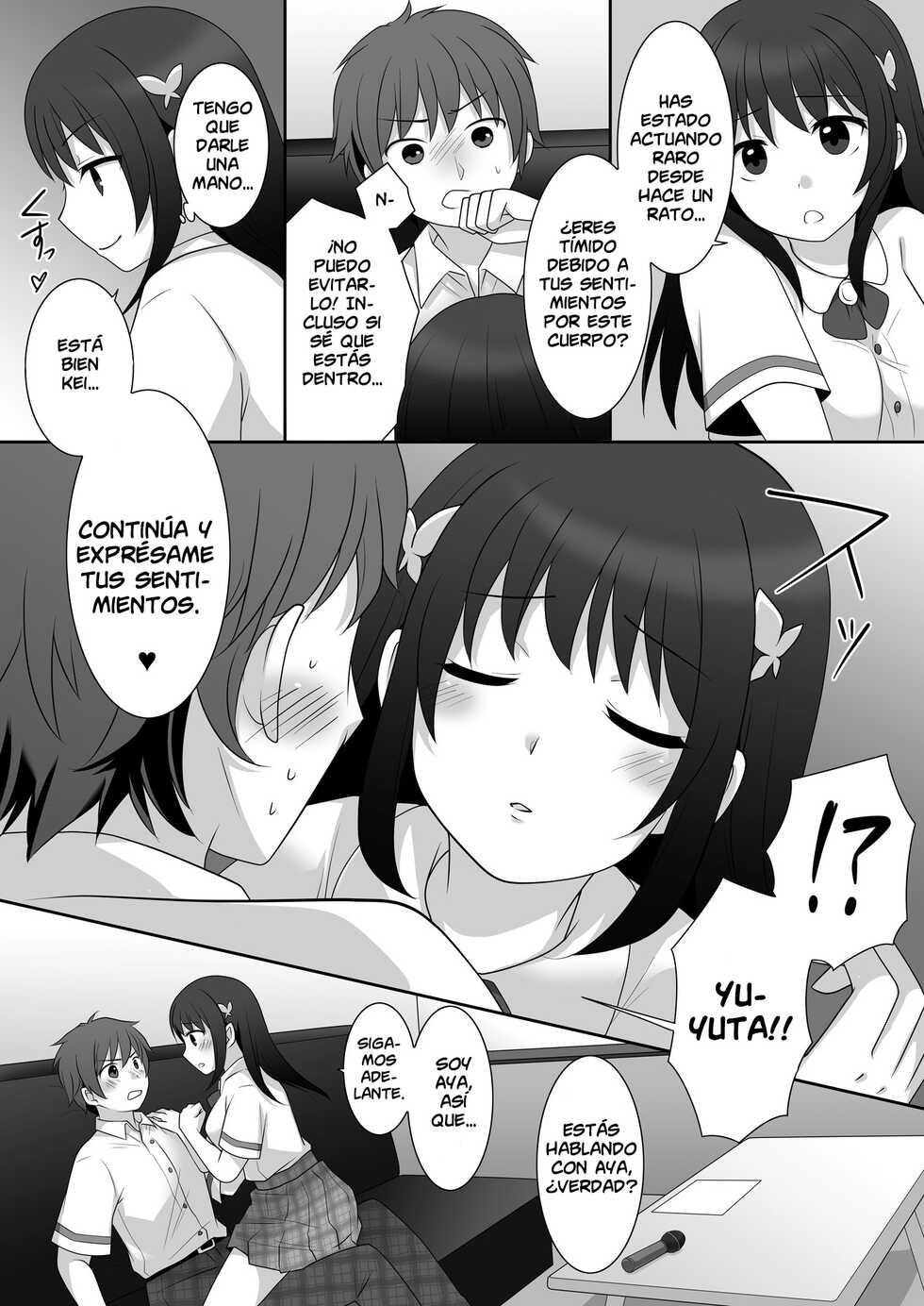 [TSF Mousou Chikusekijo (Kuratsuka Riko)] Joshi ni Hyoui shita Ore to Date shiyo! | ¡Poseí a una chica, así que tengamos una cita! [Spanish] - Page 13