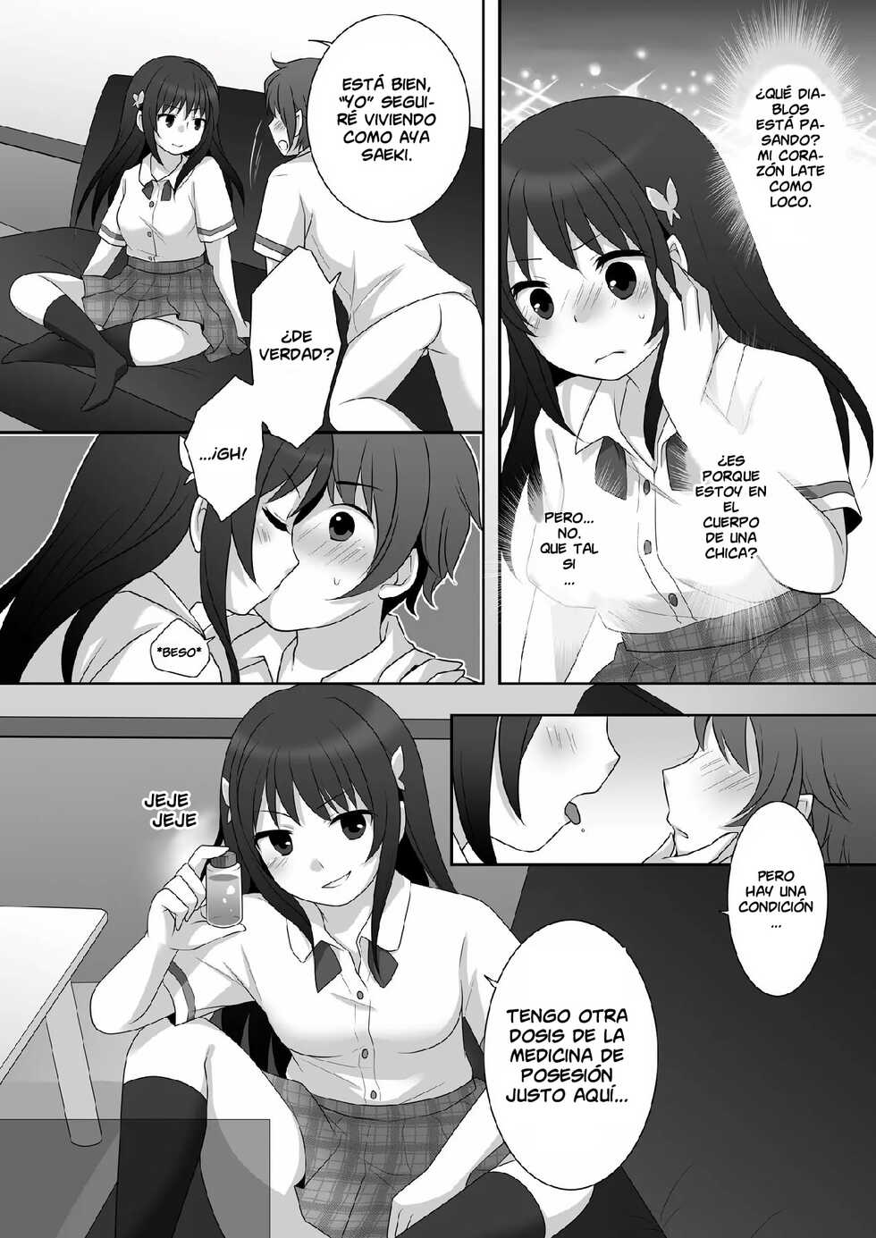 [TSF Mousou Chikusekijo (Kuratsuka Riko)] Joshi ni Hyoui shita Ore to Date shiyo! | ¡Poseí a una chica, así que tengamos una cita! [Spanish] - Page 25