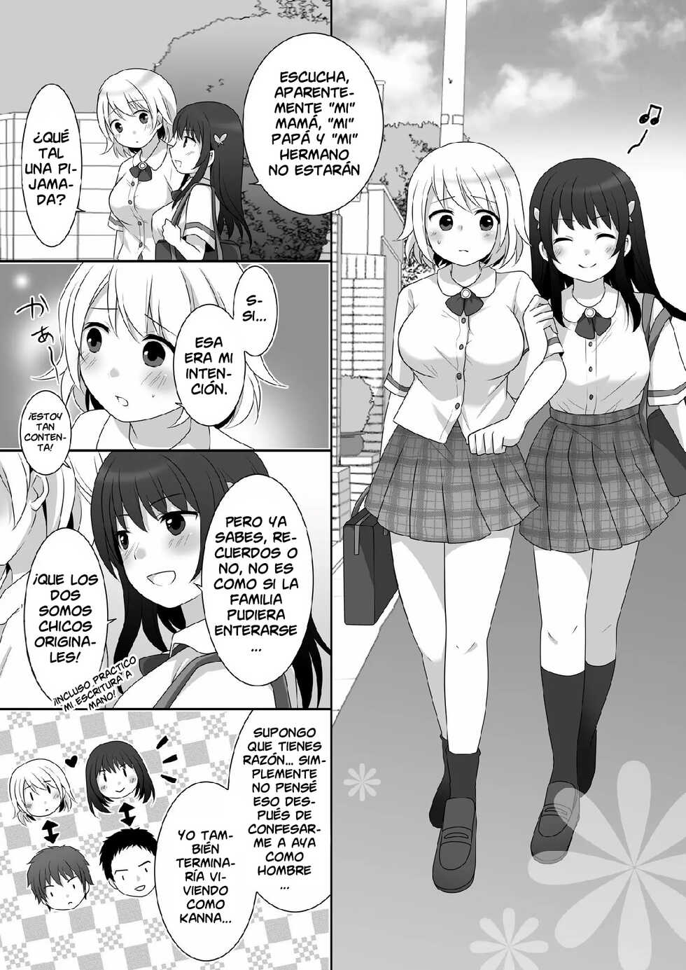 [TSF Mousou Chikusekijo (Kuratsuka Riko)] Joshi ni Hyoui shita Ore to Date shiyo! | ¡Poseí a una chica, así que tengamos una cita! [Spanish] - Page 29