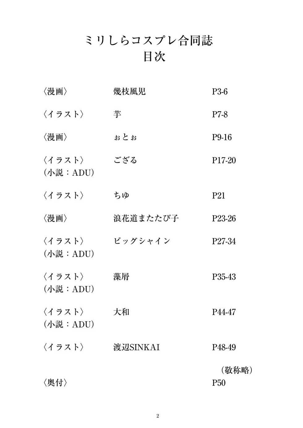 [ニワカカミキリヤモドキ (ADU、よろず)] ミリしらコスプレ合同誌～原作は1ミリも知らないけどコスプレさせてみた～ [DL版] - Page 4