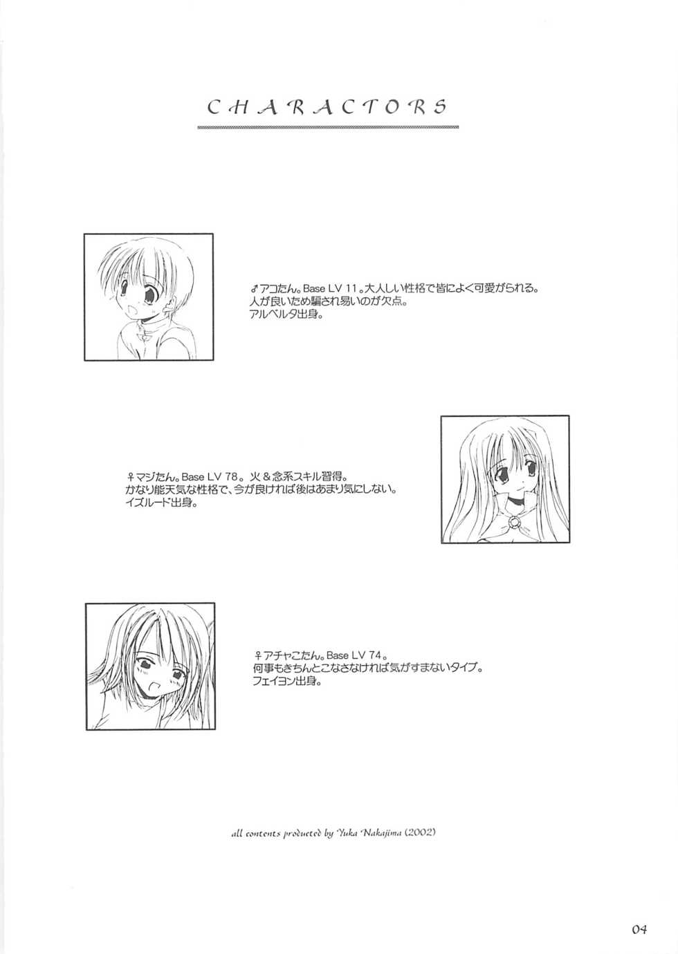 (C62) [Digital Lover (Nakajima Yuka)] D.L. action 13 (Ragnarok Online) - Page 3