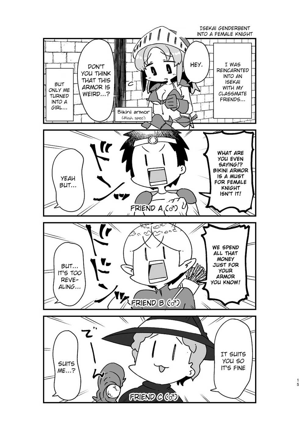 [WellCa (Umiwatari)] Isekai TS Tensei Tanwashu | Isekai Genderbent Reincarnation Short Stories Collection [English] [Keeez] [Digital] - Page 17