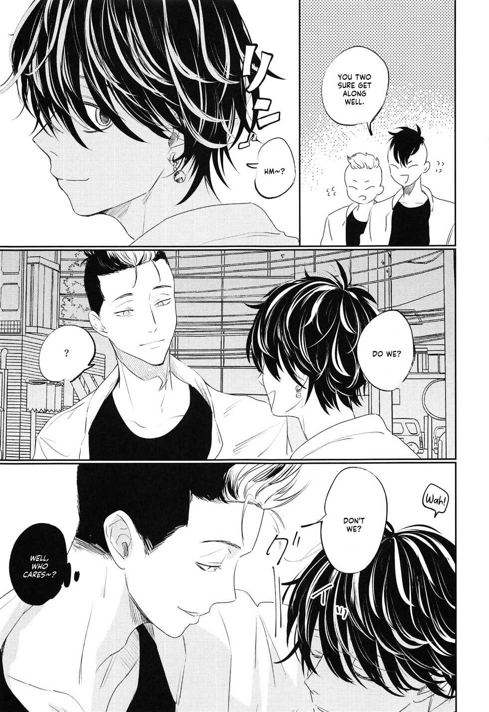 (Tokyo Revive 2) [Itsumo Tokokara (Jirou)] Kiken na Tora no Shitsukekata (Tokyo Revengers) [English] [Nanashi Translations] - Page 24