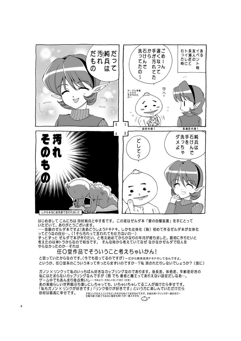 [Mousou Tengoku (Tamura Junpei)] Ai no Jibaku Souchi - Love's Suicide Machine (The Legend of Zelda) [Digital] - Page 3