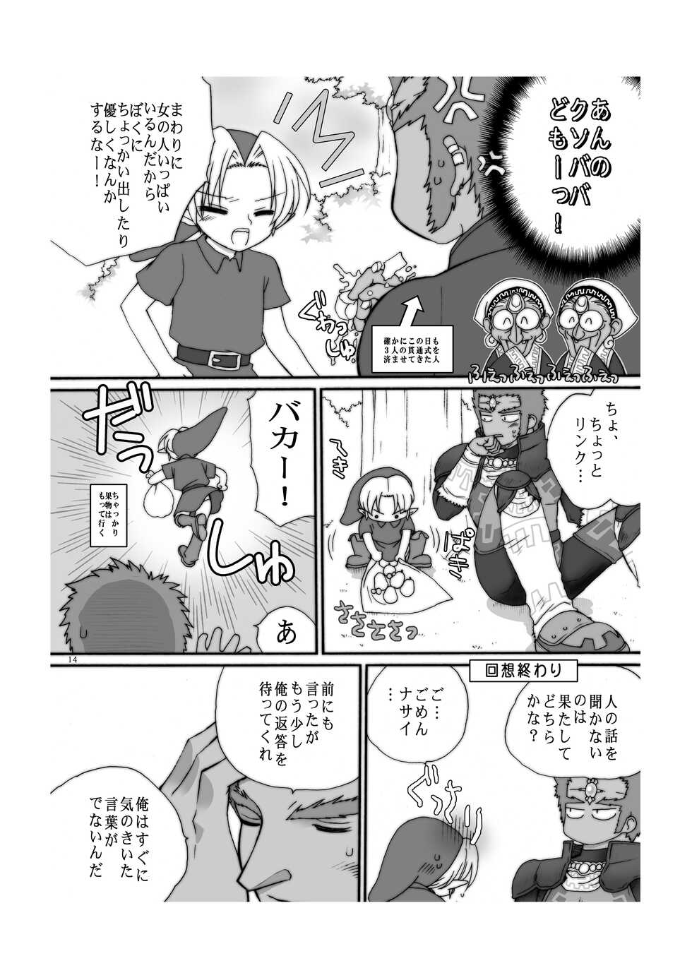 [Mousou Tengoku (Tamura Junpei)] Ai no Jibaku Souchi - Love's Suicide Machine (The Legend of Zelda) [Digital] - Page 13