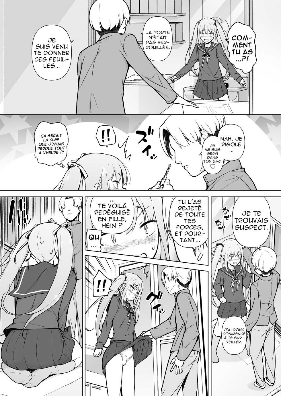 [Yuruyakatou] Namaiki Yankee ga Josou o Shitara [French] - Page 19