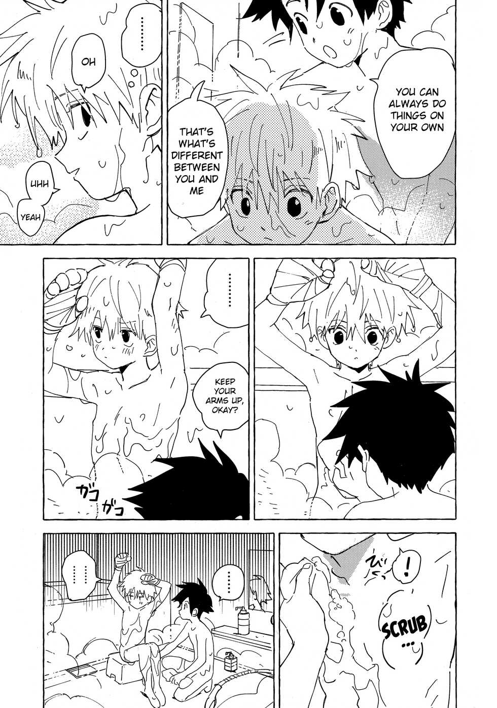 [Watagashi Maker (Tomiko)] Otona no Manegoto | Acting Like Grownups (Hunter x Hunter) [English] {Chin²} - Page 38