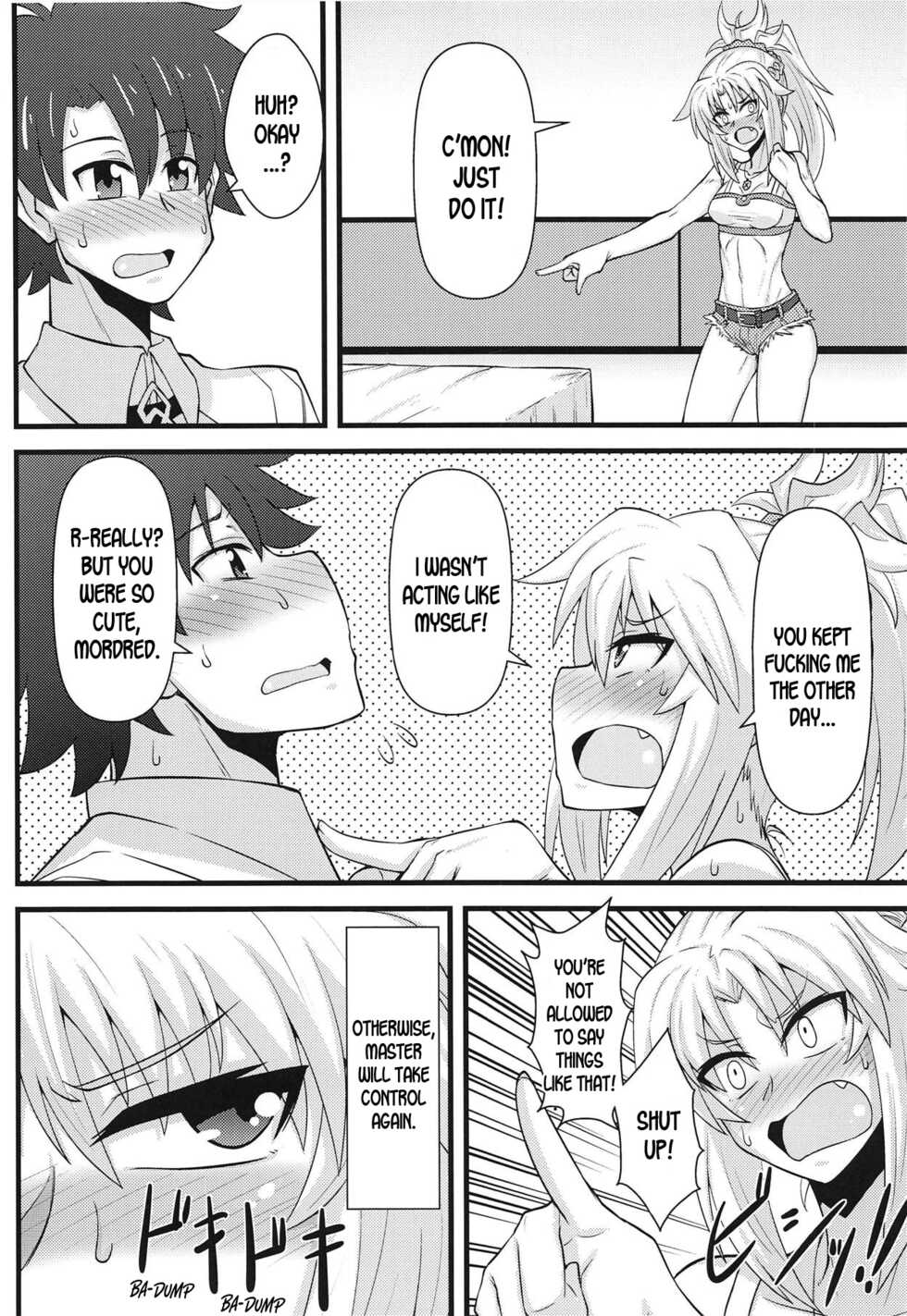 (COMIC1☆14) [Shonnaka-dou (Mitsurugi Tsurugi)] Daisuki Mor-san ~Shudouken wa Ore Hen~ (Fate/Grand Order) [English] [desudesu] - Page 5