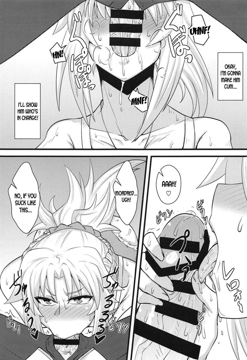 (COMIC1☆14) [Shonnaka-dou (Mitsurugi Tsurugi)] Daisuki Mor-san ~Shudouken wa Ore Hen~ (Fate/Grand Order) [English] [desudesu] - Page 10