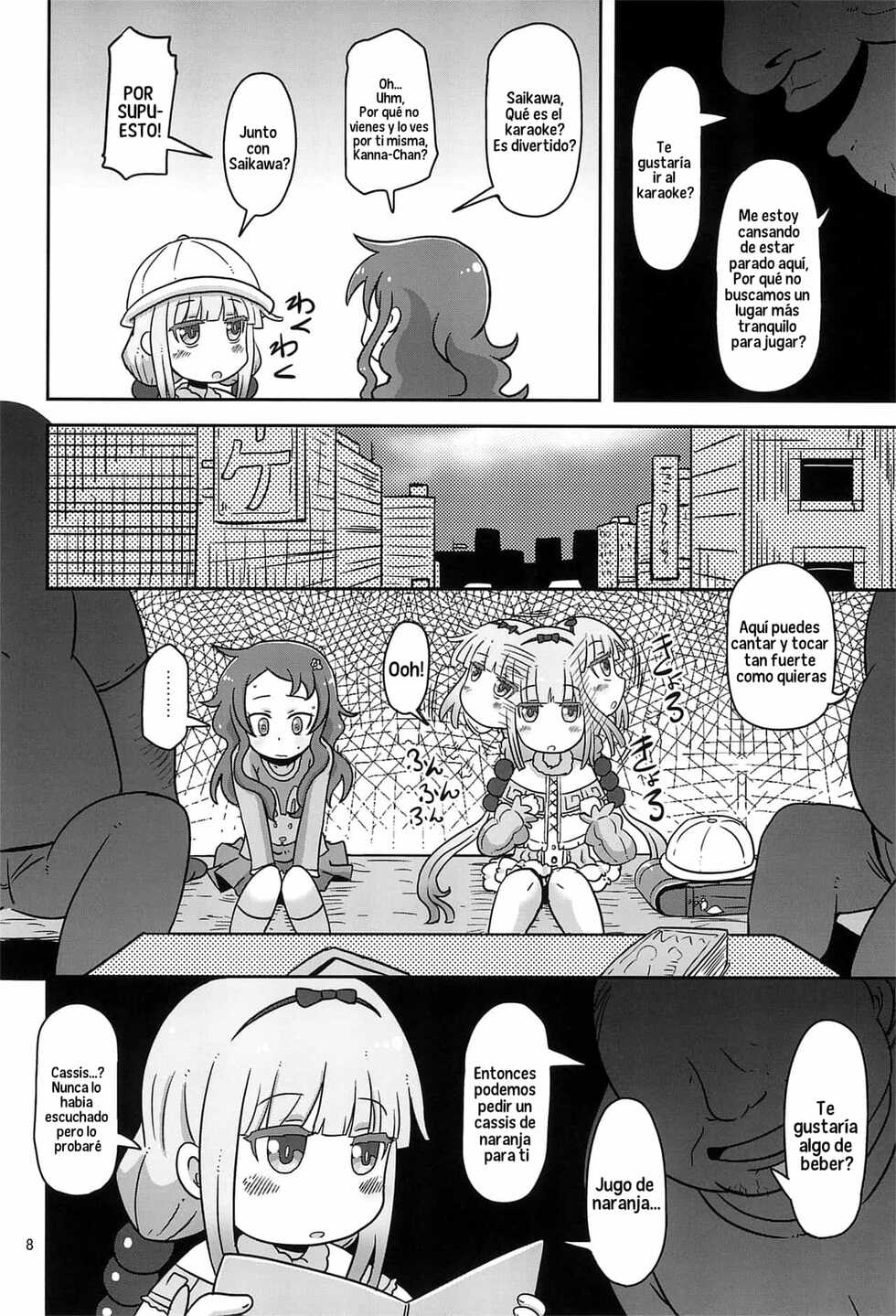 (COMIC1☆11) [HellDevice (nalvas)] Dragonic Lolita Bomb! (Kobayashi-san-chi no Maidragon) [Spanish] [Traducciones Jaguarlo] - Page 7