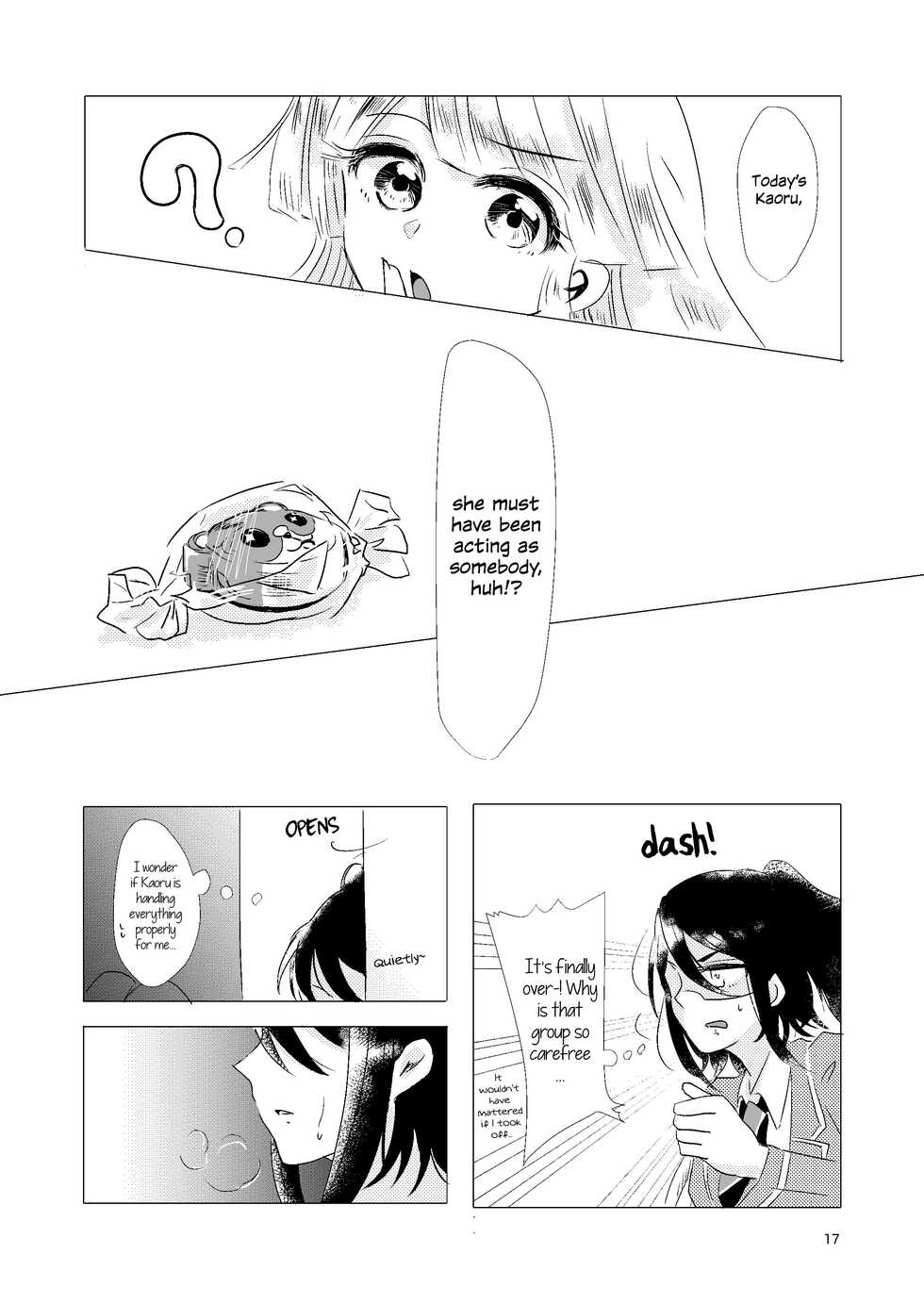 (BanG Dreamer's Party! 4th STAGE) [Minudorikan (Minu)] Watashi ga Chisato de Watashi ga Kaoru de. | I'm Chisato. And I'm Kaoru. (BanG Dream!) [English] {WSDHANS} - Page 16
