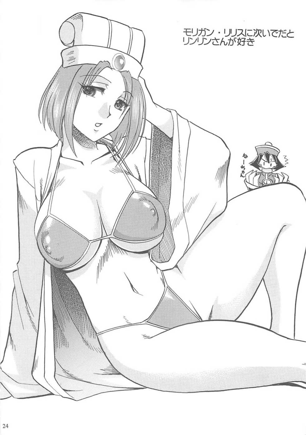 (C70) [Semedain G (Mokkouyou Bond)] Semedain G Works Vol. 28 – Ichinana (DarkStalkers) - Page 23