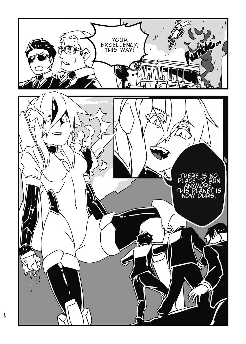 [Nefradel S.P.A. (Various)] Alien Giantess Joint Comic Vol. 2-3 [English][Incomplete] - Page 34