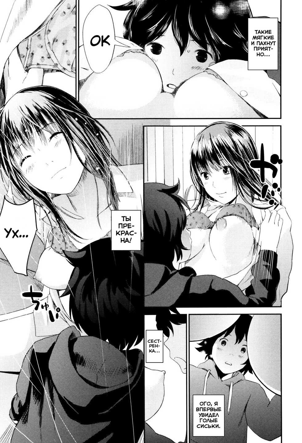 [Yoshida Tobio] Ane no Sei! Boku no Shitto. | My Sister's Sex! My Jealousy. (Onee-chan no Naka) [Russian] [Miku Dream] - Page 11