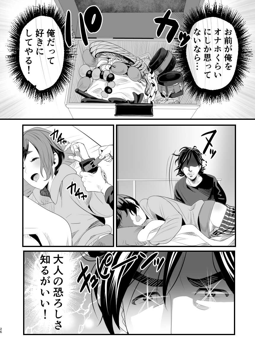 [Groggy-chou (Guro Tsuki)] Mesugaki? na Otokonoko o  Wakaraseru Houhou - Page 25