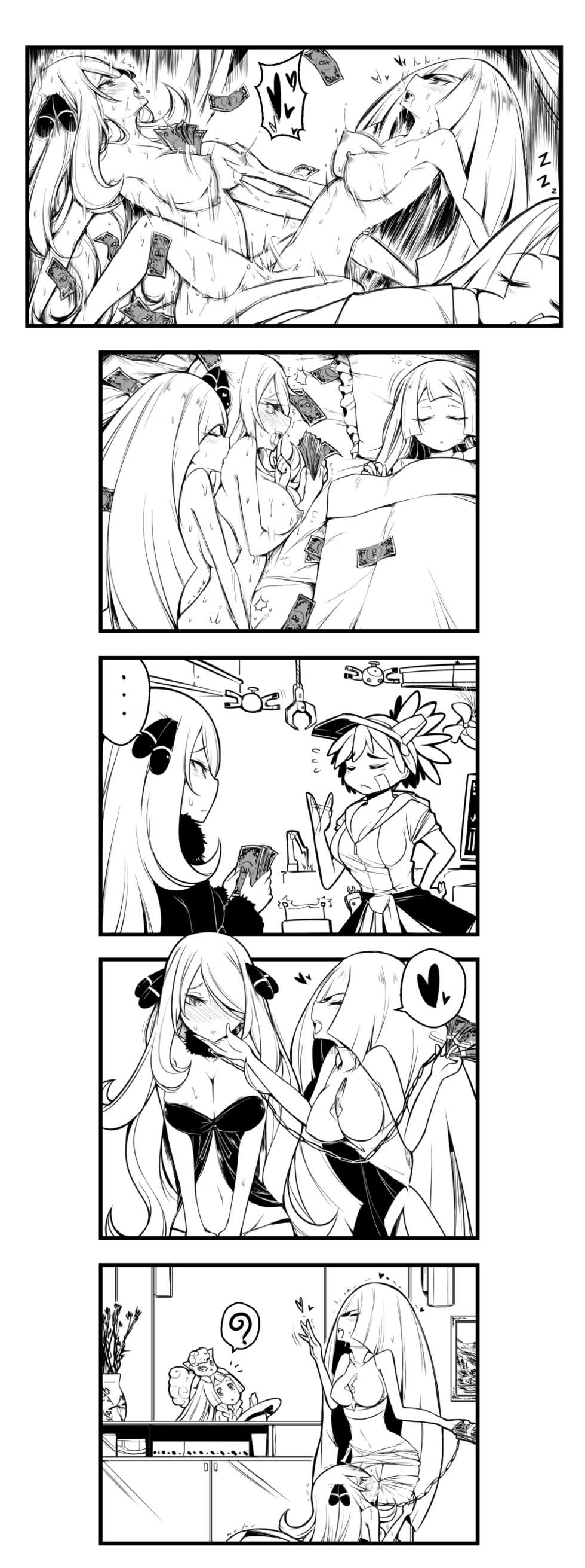 [YuriWhale] Lusamine X Cynthia Short Doujin (Pokémon) - Page 2