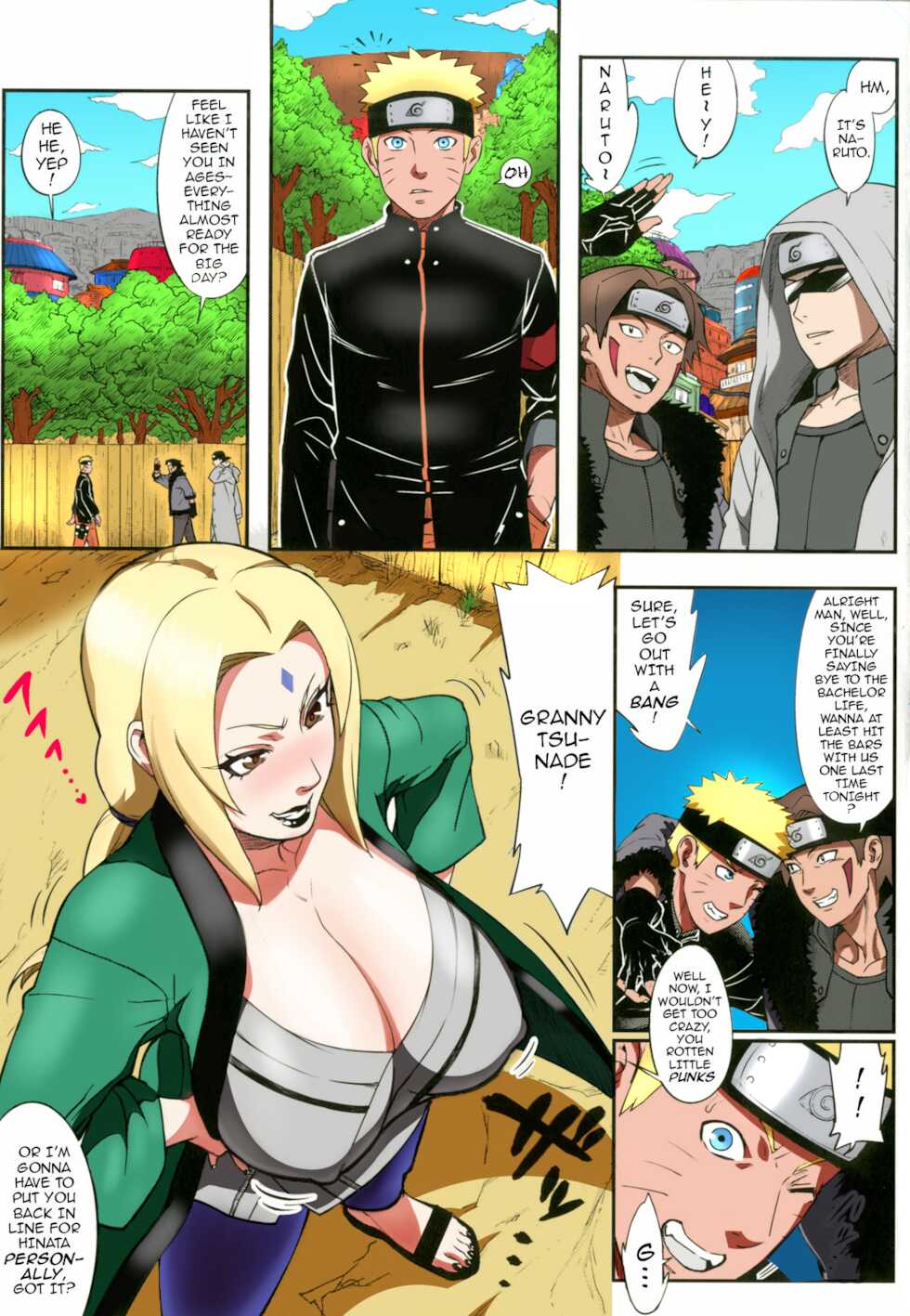 [Aroma Gaeru (Numahana)] Jukumitsuki Intouden 2 | Debauchery of a Mature Honeypot Princess Ch 2 (Naruto) [English] {darknight} [Colorized] [Digital] - Page 2