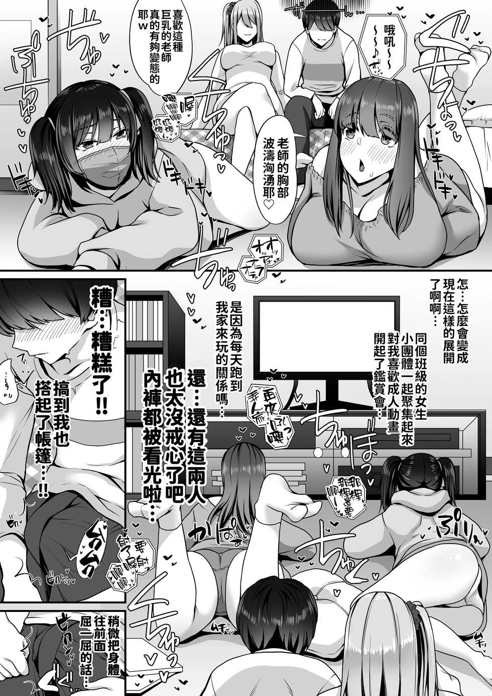 [Suinose] Game Suki no Gal-tachi to Ore no Heya de Shitai Houdai [Chinese] [oo君個人漢化] - Page 10