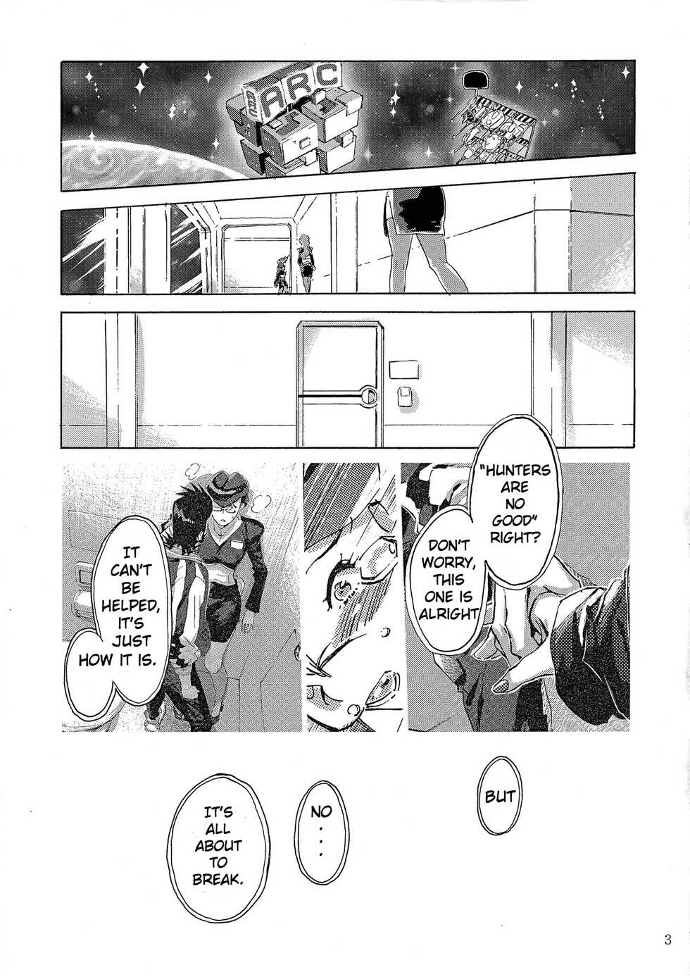 (C94) [Buchimake Matsuri (Mizubuchi Maki)] Satellite Serenade (Space☆Dandy) [English] [GangWeedTranslations] - Page 2