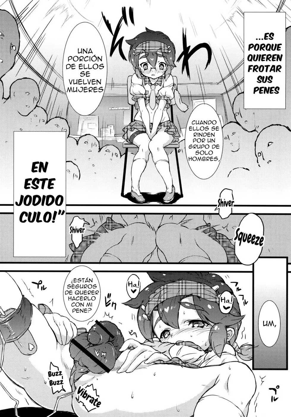 (Futaket 8) [Yayoi Fantasy Zone (Obata Yayoi)] Danshi-kou no Josou Onapet Don-chan, Ganbaru! [Spanish] [Delnero] - Page 17