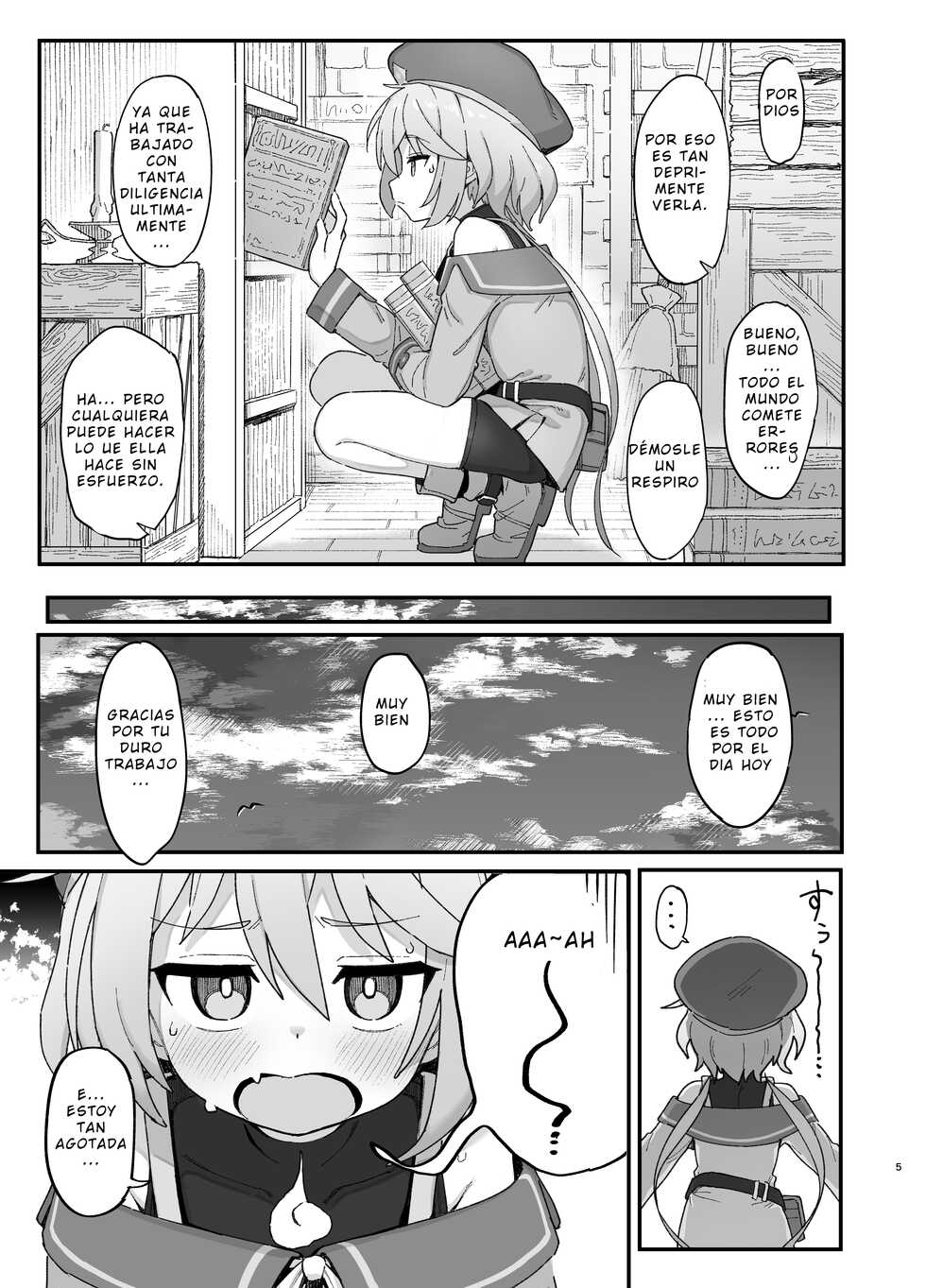 [Dagashiya (Wagashi)] Kakyuu Majutsushi, Inmon ni Somaru | Una Humilde Hechicera, Ensuciada Por La Perversidad. [Spanish] [Digital] - Page 4