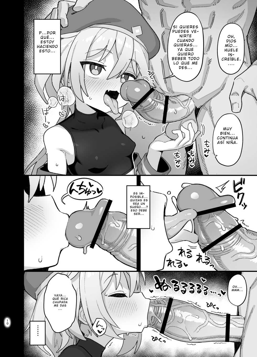 [Dagashiya (Wagashi)] Kakyuu Majutsushi, Inmon ni Somaru | Una Humilde Hechicera, Ensuciada Por La Perversidad. [Spanish] [Digital] - Page 9