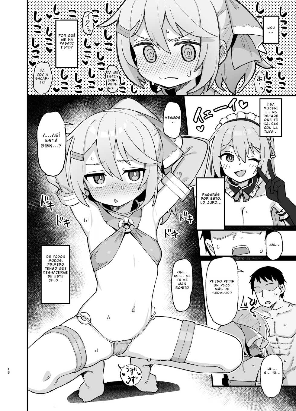 [Dagashiya (Wagashi)] Kakyuu Majutsushi, Inmon ni Somaru | Una Humilde Hechicera, Ensuciada Por La Perversidad. [Spanish] [Digital] - Page 17