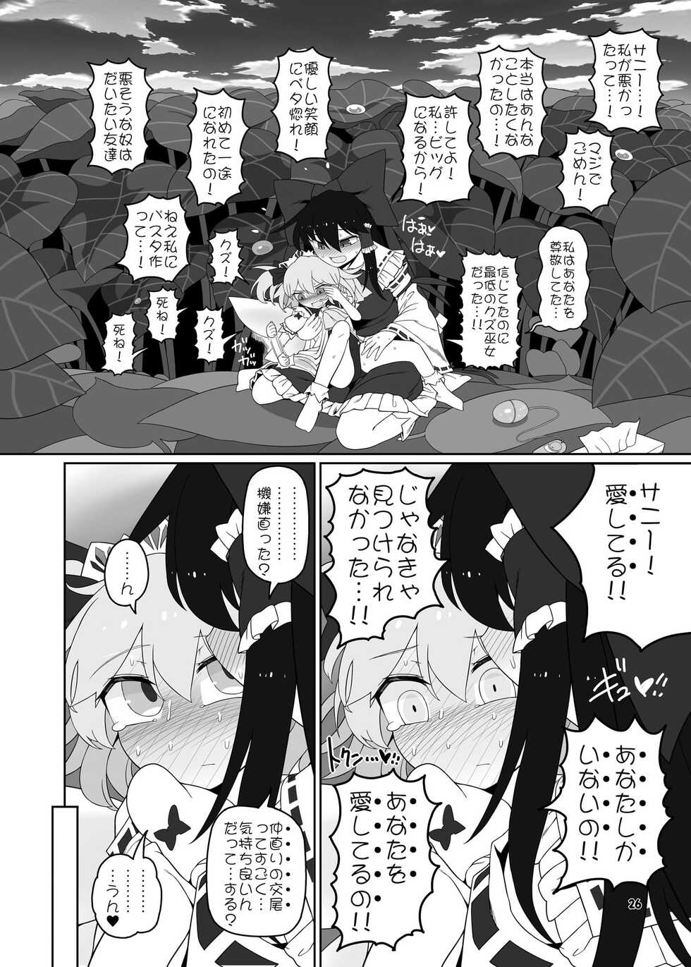 (C100) [Yashiya (YASSY)] Himitsu no Kankei (Touhou Project) [Sample] - Page 25