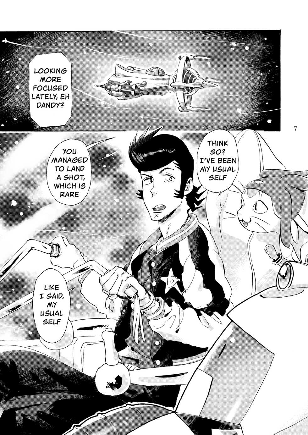 (Mizubuchi Maki) Satellite Serenade -Another dimension- (Space☆Dandy) [English] [GangWeedTranslations] - Page 6